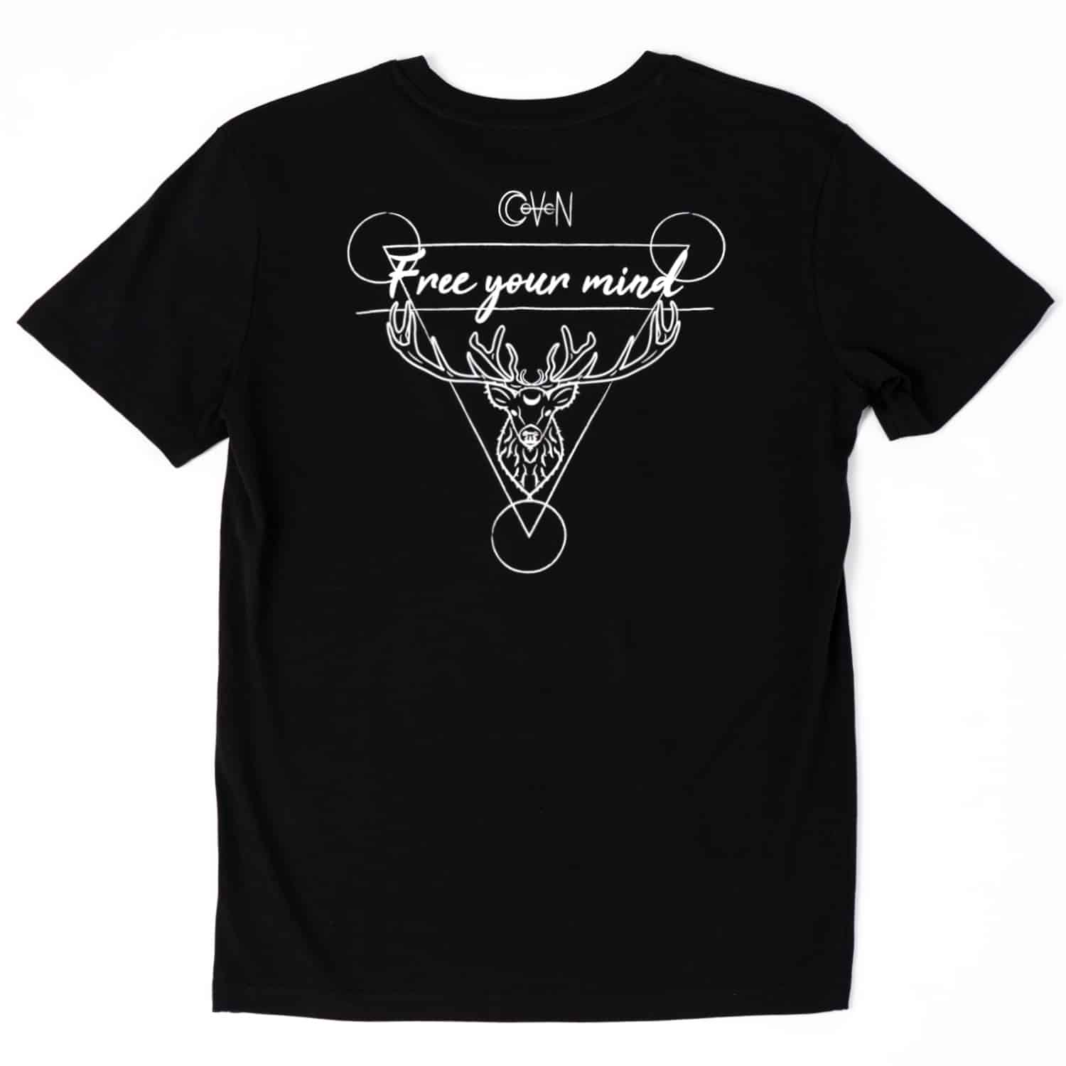T-shirt CoVeN élément noir terre dos
